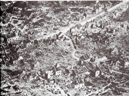 Vaux Air raid destruction