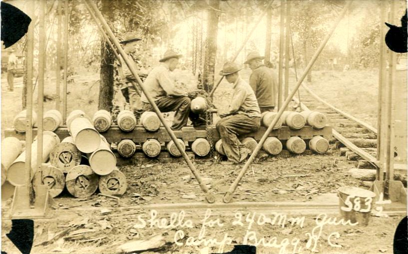 Howitzer shells Camp Bragg