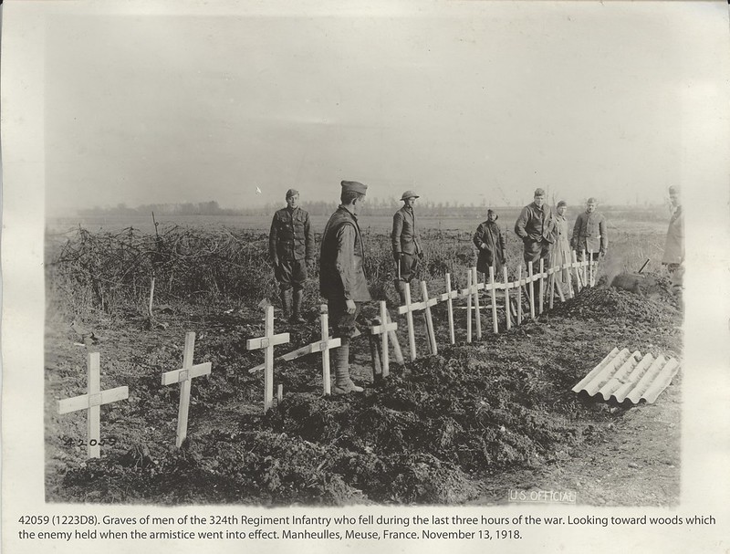 Graves just after armistice