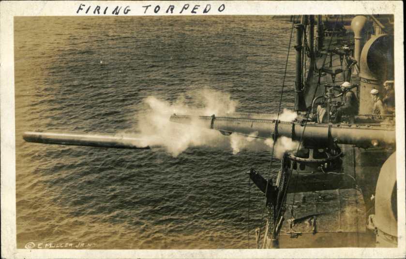 Navy torpedo firing