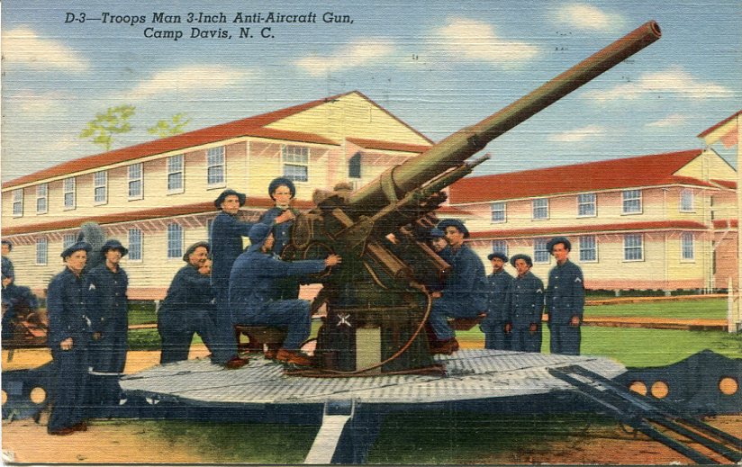 Camp Davis anti aircraft gun
